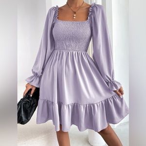 New Plus women’s beautiful purple dress